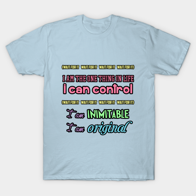 i am inimitable i am an original shirt